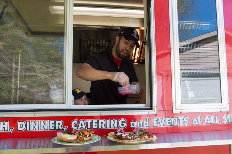 Gary Lokers serves up one of his favorite dishes.