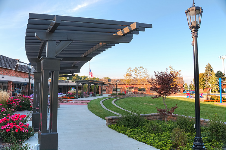The courtyard in St. Clair is a great gathering place, and could be home to a food truck rally.