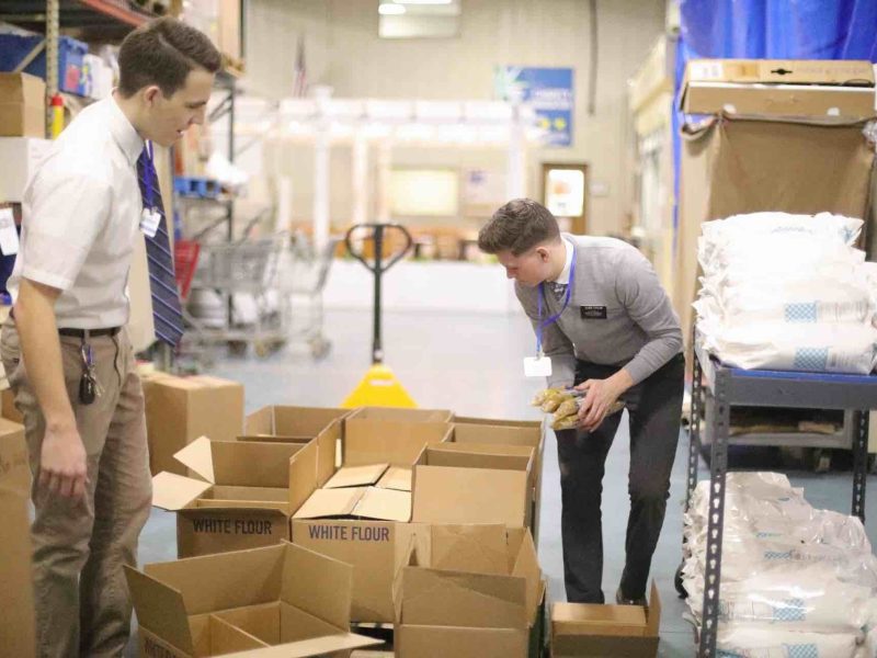 Humanity first: Members of the Church of the Latter-day Saints volunteer at Zaman