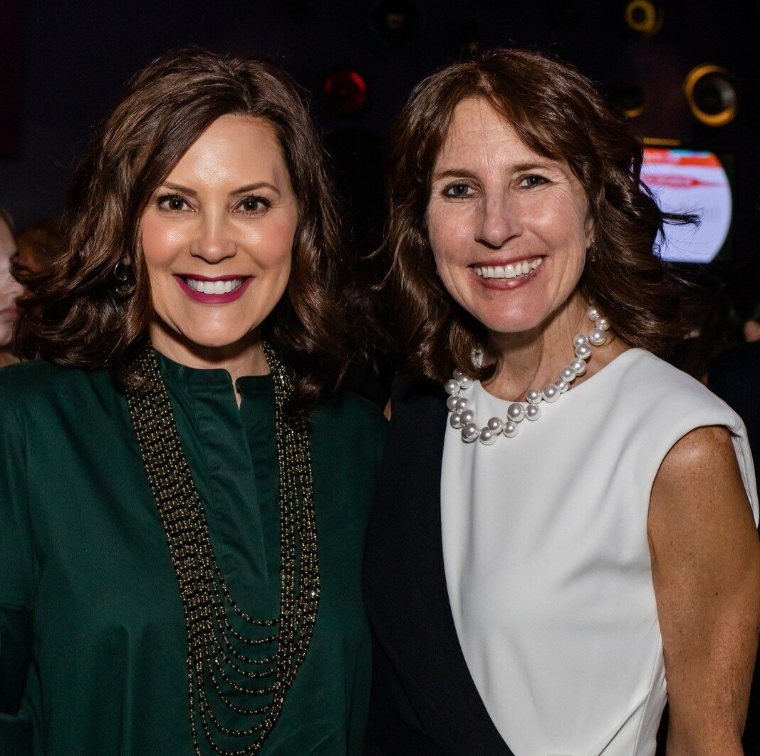 Gov. Gretchen Whitmer and Dr. Colleen Allen at a previous AAoM gala.