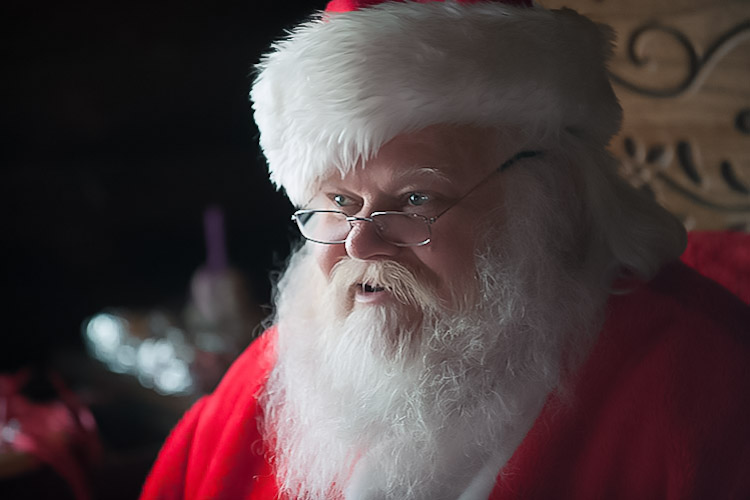 Santa is on the farm to listen to those wish lists. Photo by David Trumpie