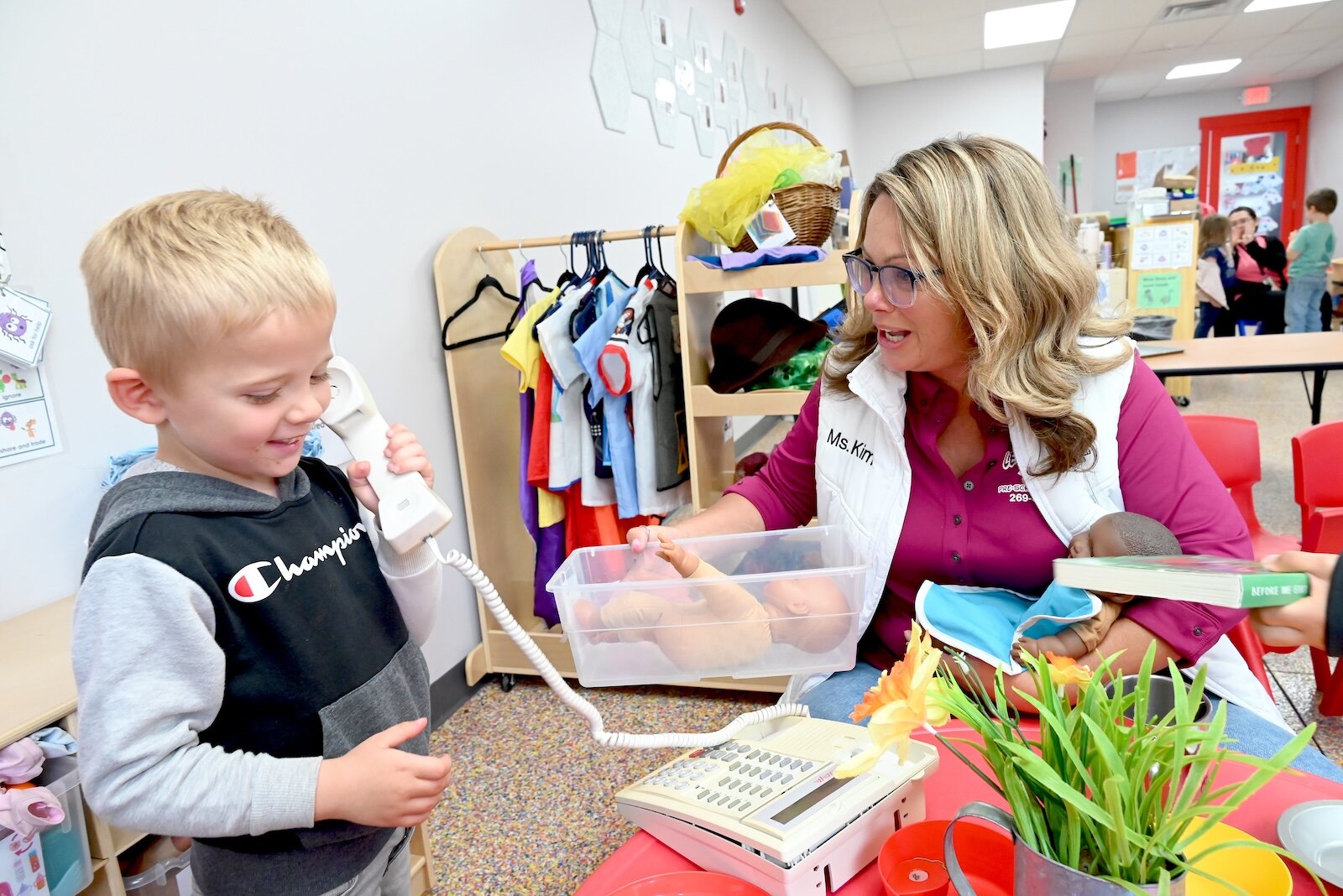 Kim Wolfersberger, Learning Zone Preschool and Childcare in Battle Creek.