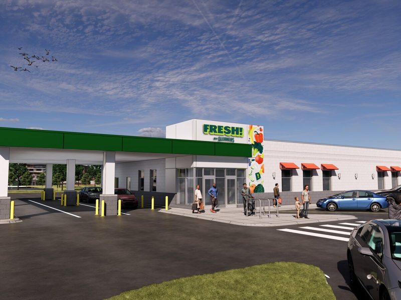 A rendering of the future Fresh! by Gleaners.