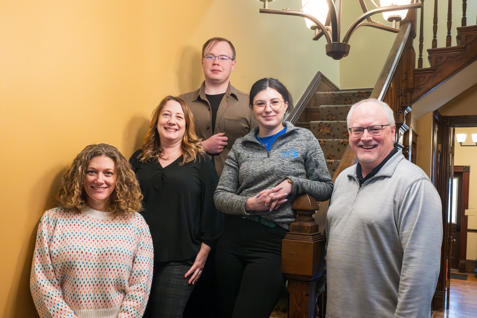 The MALPH staff: Jodie Shaver, Vickie Johnson, Edward Witherspoon, Gwen Tithoff, and Norm Hess.