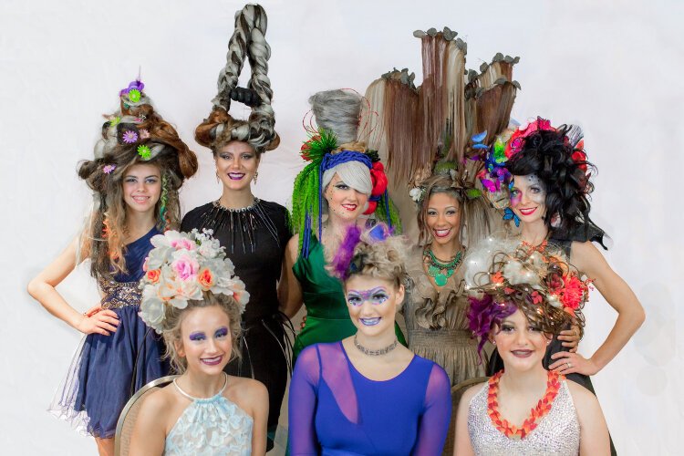 Fun and fantasy fill the day at the Avant Garde Hair Show.