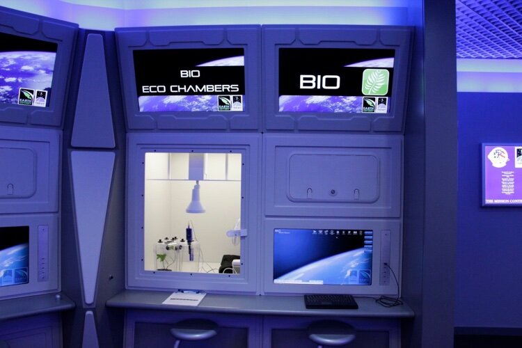 Inside a Challenger Learning Center. Port Huron will be one of only 40 locations for the space-themed learning centers and the first and only in Michigan.