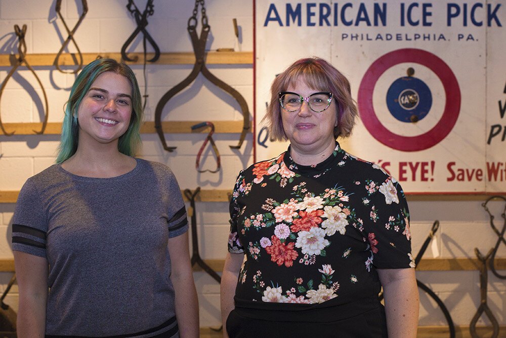 Inventory project co-leads Emily Reitzel (left) and Shelly David.