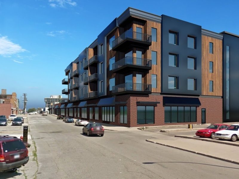 A rendering of the Wrigley Center development in downtown Port Huron