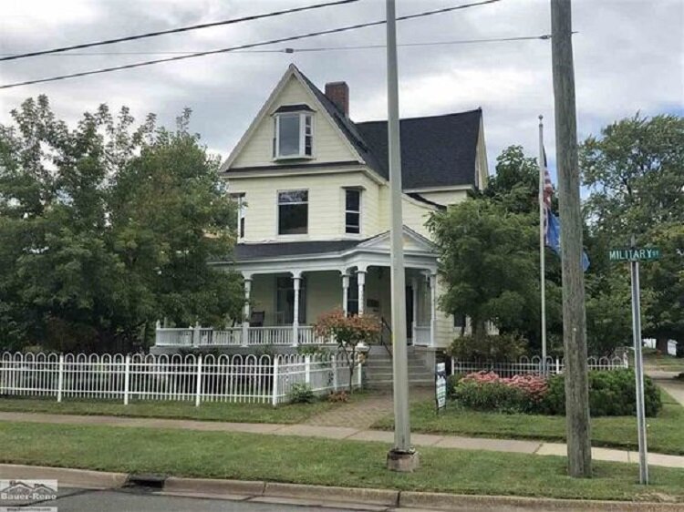 This Victorian home offers plenty of room to move around.