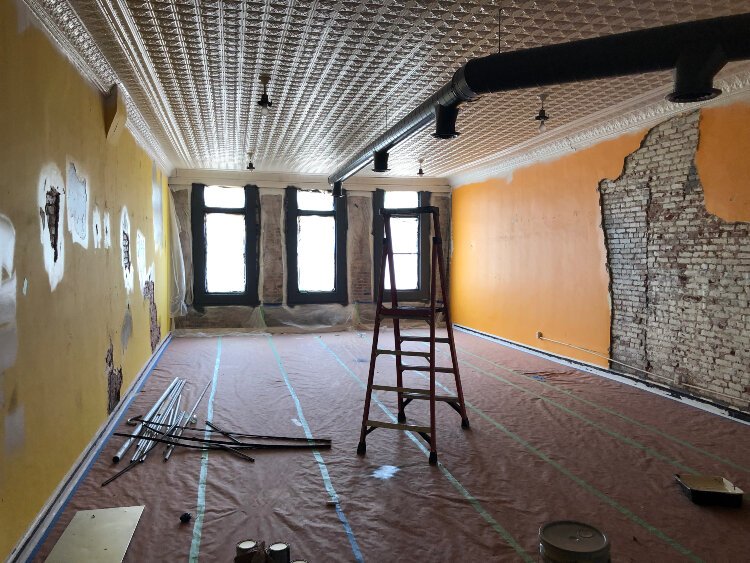 Work continues at the site of  Power 88.3 FM and 90.7 Hope FM's  new home in downtown Port Huron.