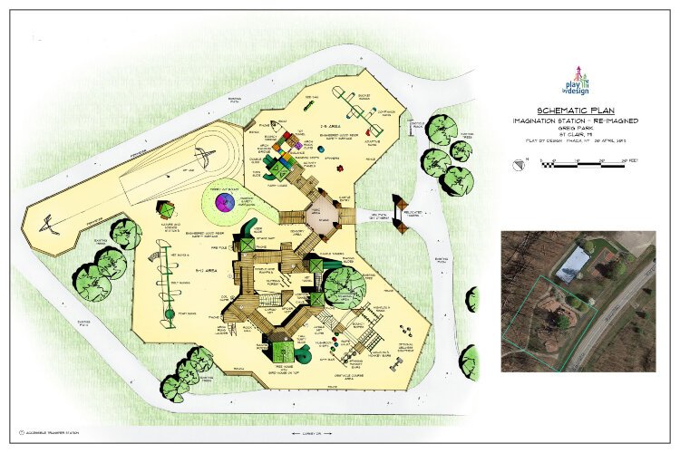The dream of a new playscape becomes reality next week when volunteers help build the new playscape.
