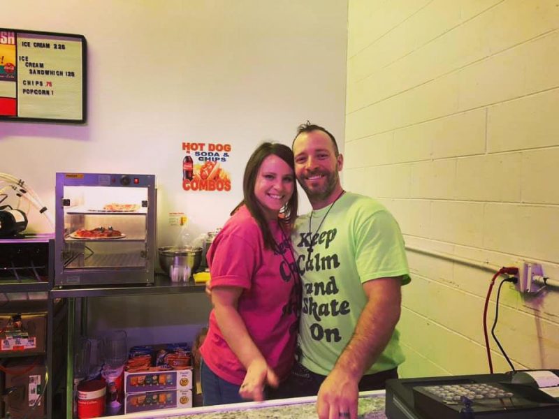 Misty Johnson and soon-to-be husband Brian Chrismon recently opened Family Fun & Skate.