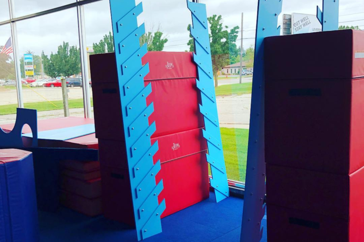 Ninja challenges await visitors to the new Fuse at Flames Gym.