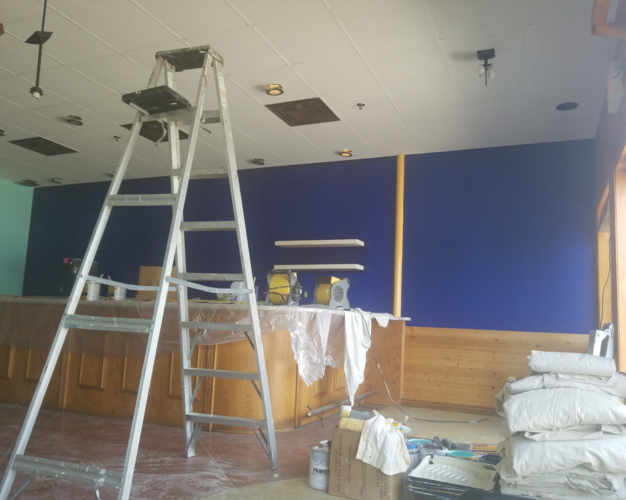 A fresh coat of paint will create a cozy atmosphere in Simply Fresh Cafe.